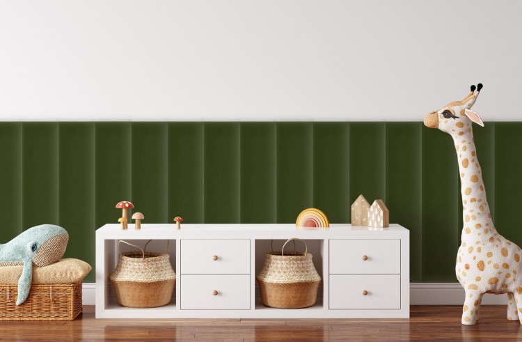 Panel Tapicerowany Magic Velvet Khaki