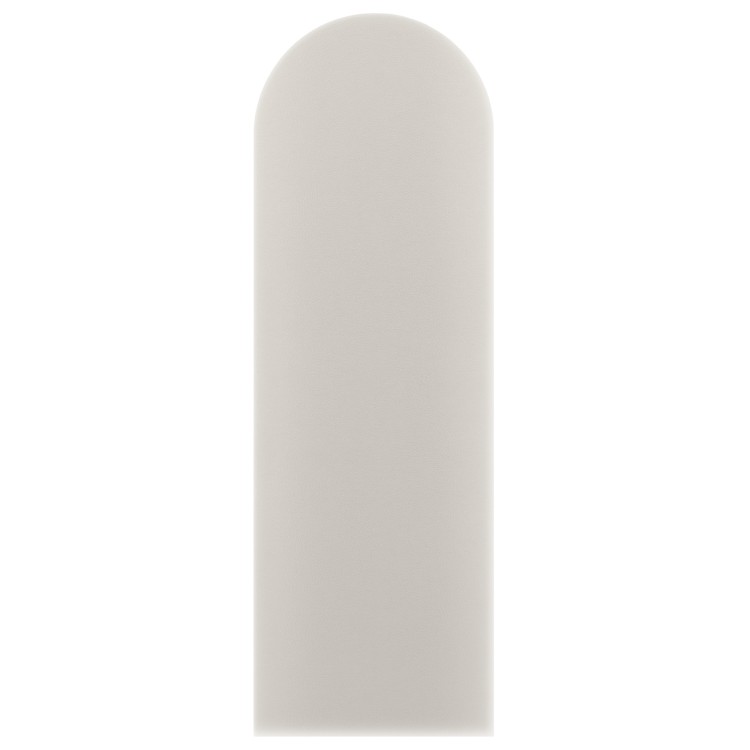 Panel Tapicerowany Eko Skóra Kremowy 20cm