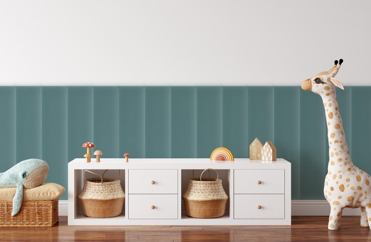 Panel Tapicerowany Magic Velvet Lazurowy