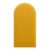 Panel Tapicerowany Magic Velvet Żółty 30cm