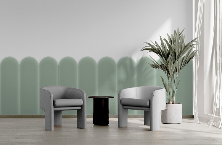 Panel Tapicerowany Magic Velvet Miętowy 20cm