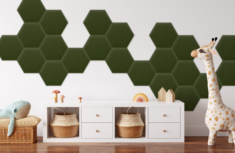 Panel Tapicerowany Magic Velvet Khaki