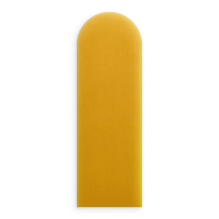 Panel Tapicerowany Magic Velvet Żółty 20cm