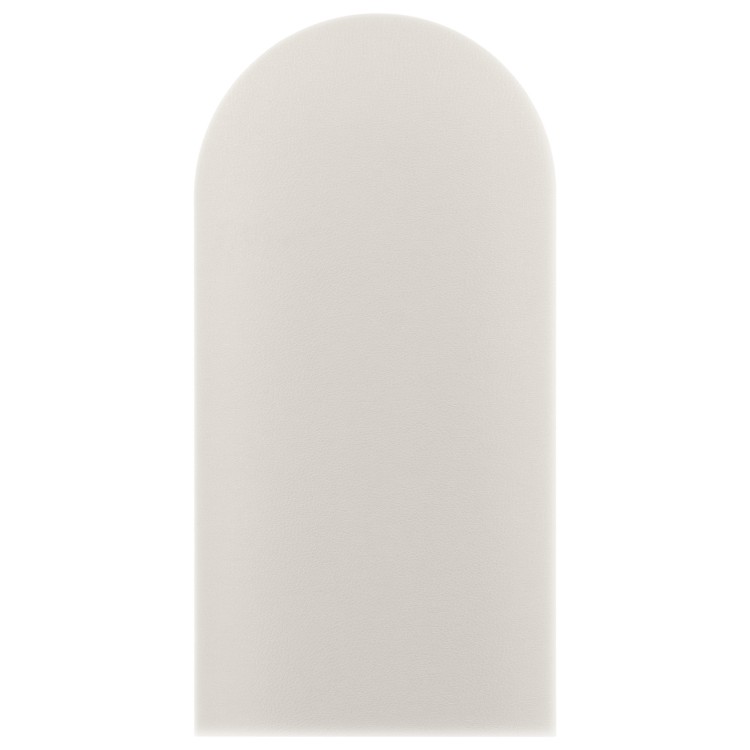 Panel Tapicerowany Eko Skóra Kremowy 30cm