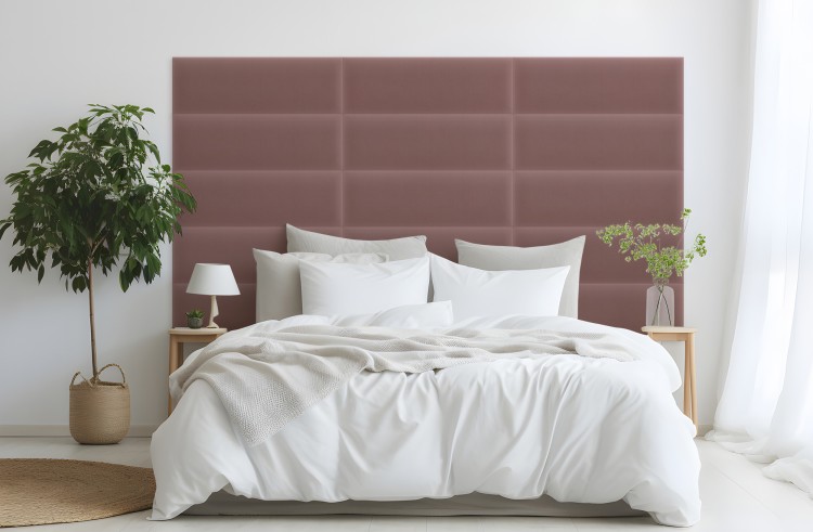 Panel Tapicerowany Magic Velvet Brudny Róż