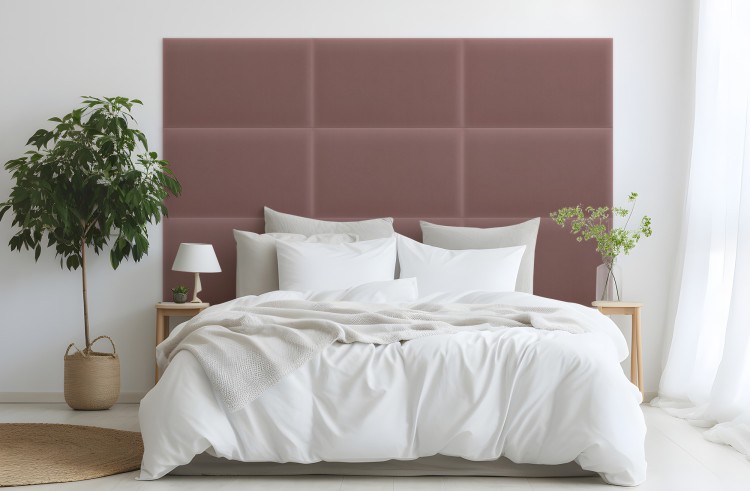 Panel Tapicerowany Magic Velvet Brudny Róż