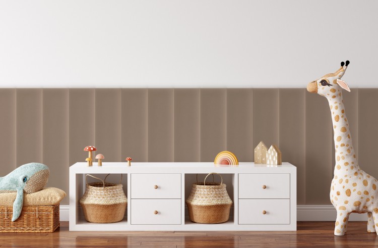 Panel Tapicerowany Magic Velvet Beżowy