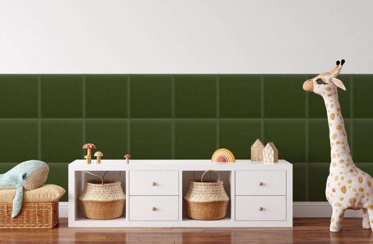 Panel Tapicerowany Magic Velvet Khaki