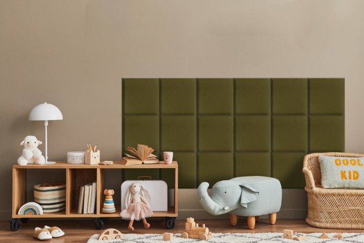 Panel Tapicerowany Khaki