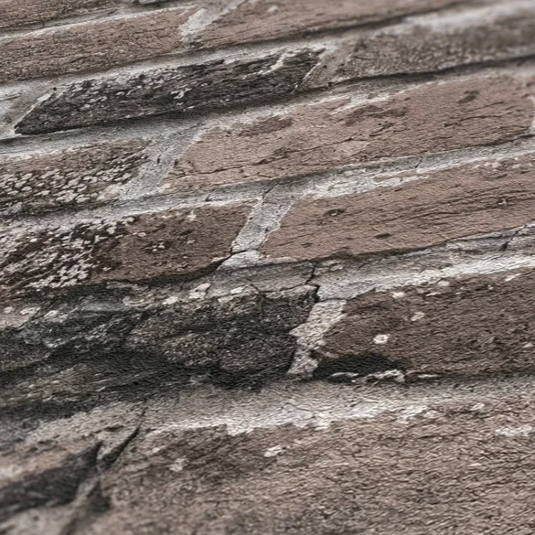 Ziegelsteinmauer Vliestapete – Grau, Braun, Beige_0005.webp