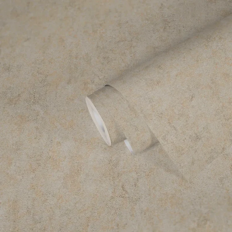 Einfarbige Tapete mit Metalliceffekt glänzend strukturiert – Creme_0002.webp
