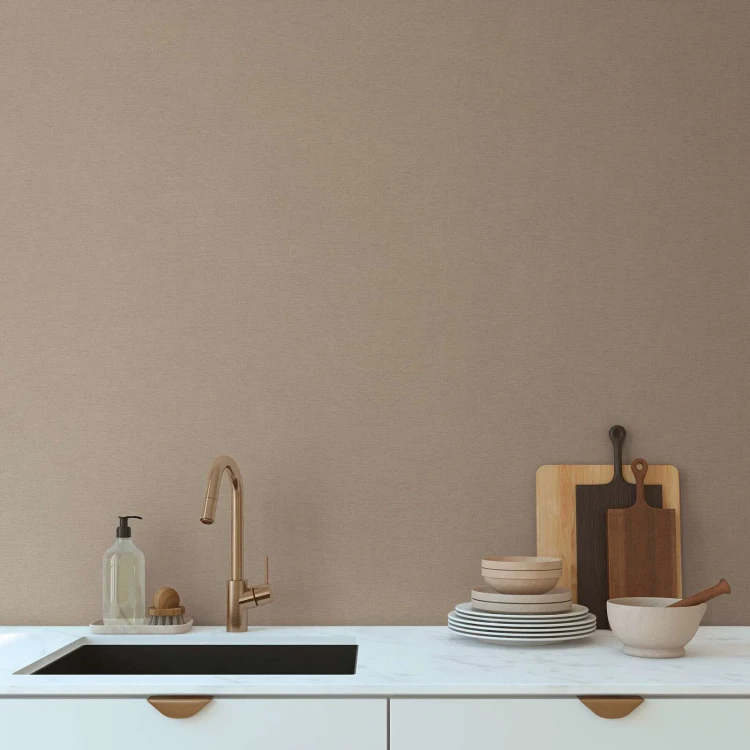 Leinenoptik Tapete Braun Beige im Vintage Design_0007.webp