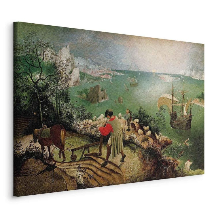 Obraz - Pieter Bruegel (starszy) – Pejzaż z upadkiem Ikara