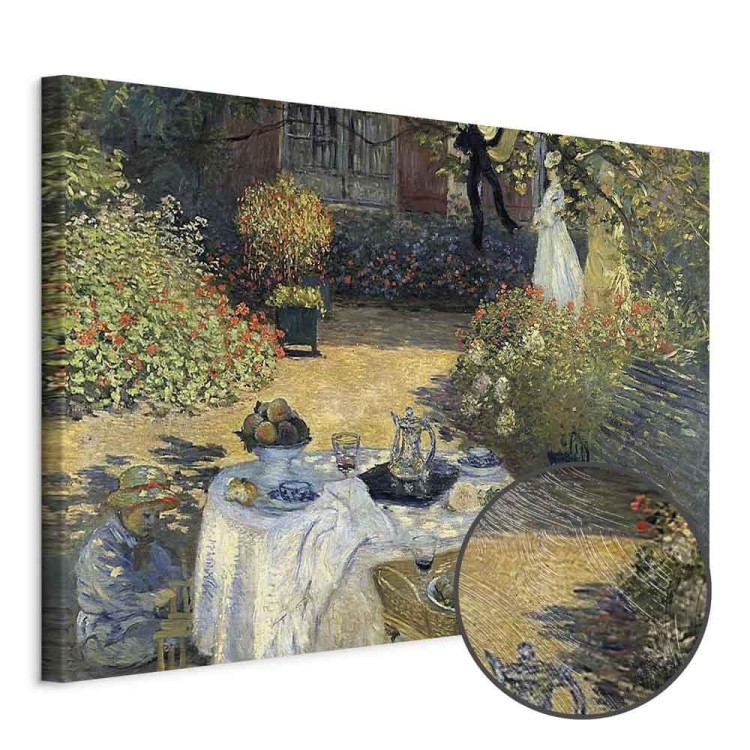 Obraz - Claude Monet – Obiad (ogród w Argenteuil)
