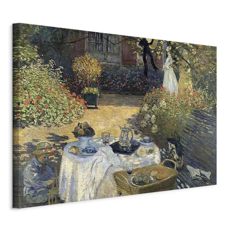 Obraz - Claude Monet – Obiad (ogród w Argenteuil)