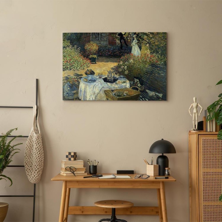 Obraz - Claude Monet – Obiad (ogród w Argenteuil)