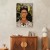 Obraz - Frida Kahlo – Autoportret z naszyjnikiem z cierni i kolibrem