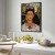 Obraz - Frida Kahlo – Autoportret z naszyjnikiem z cierni i kolibrem