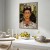 Obraz - Frida Kahlo – Autoportret z naszyjnikiem z cierni i kolibrem