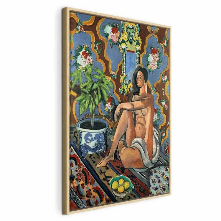Obraz - Henri Matisse – Figura dekoracyjna na tle ozdobnym