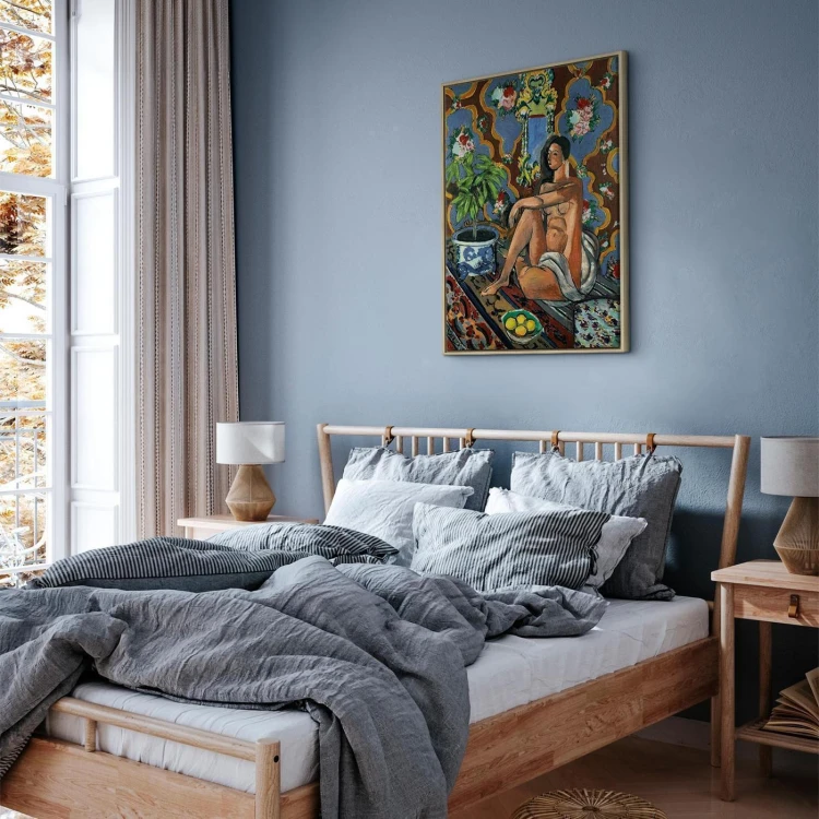 Obraz - Henri Matisse – Figura dekoracyjna na tle ozdobnym