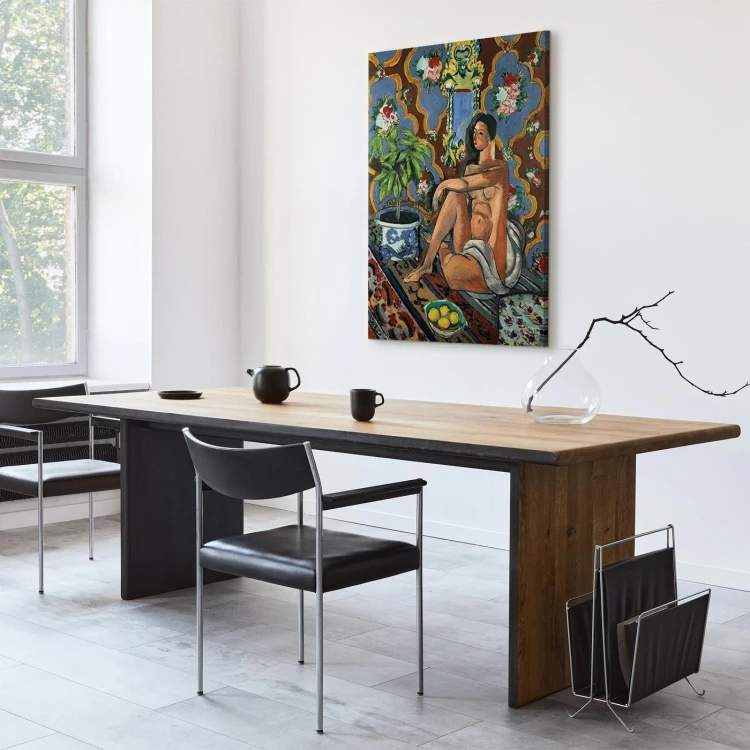 Obraz - Henri Matisse – Figura dekoracyjna na tle ozdobnym