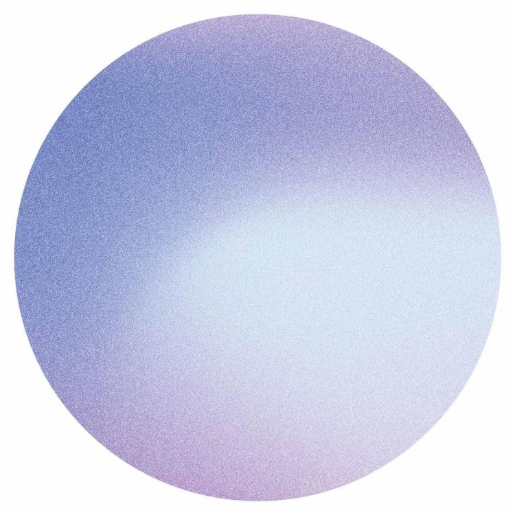 Fototapeta okrągła - Wrzosowa mgła - delikatny gradient składający się z wielu odcieni fioletu