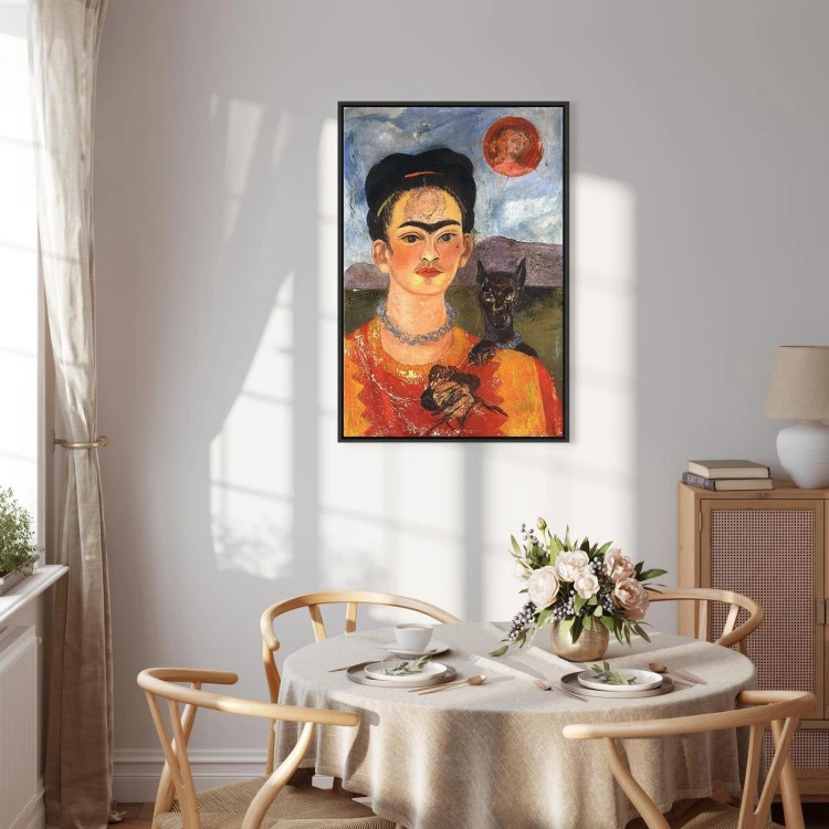 Obraz - Frida Kahlo – Autoportret z Diego na mojej piersi