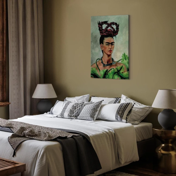Obraz - Frida Kahlo – Autoportret z warkoczem