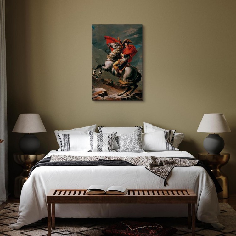 Obraz - Jacques-Louis David – Napoleon przekraczający Alpy