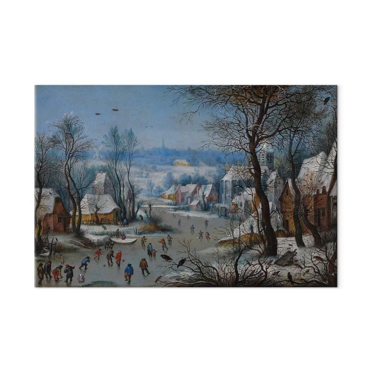 Obraz XXL - Pieter Brueghel (młodszy) – Zabawy zimowe