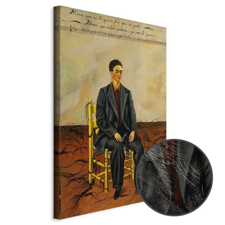 Obraz - Frida Kahlo – Autoportret z obciętymi włosami