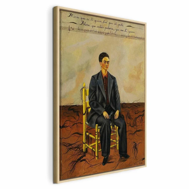 Obraz - Frida Kahlo – Autoportret z obciętymi włosami