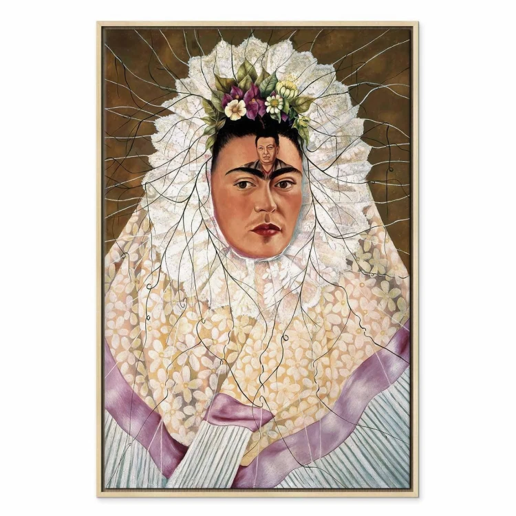 Obraz - Frida Kahlo – Autoportret jako Tehuana (Diego w moich myślach)