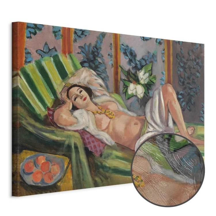 Obraz - Henri Matisse – Leżąca odaliska z magnoliami
