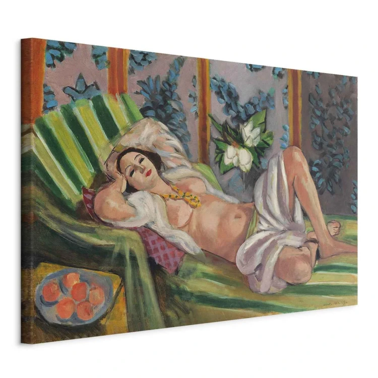 Obraz - Henri Matisse – Leżąca odaliska z magnoliami
