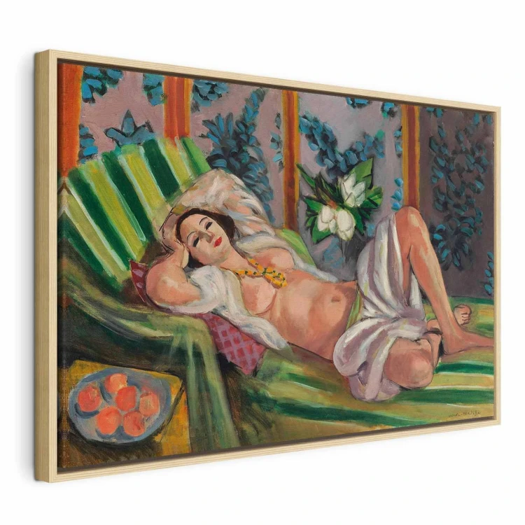 Obraz - Henri Matisse – Leżąca odaliska z magnoliami