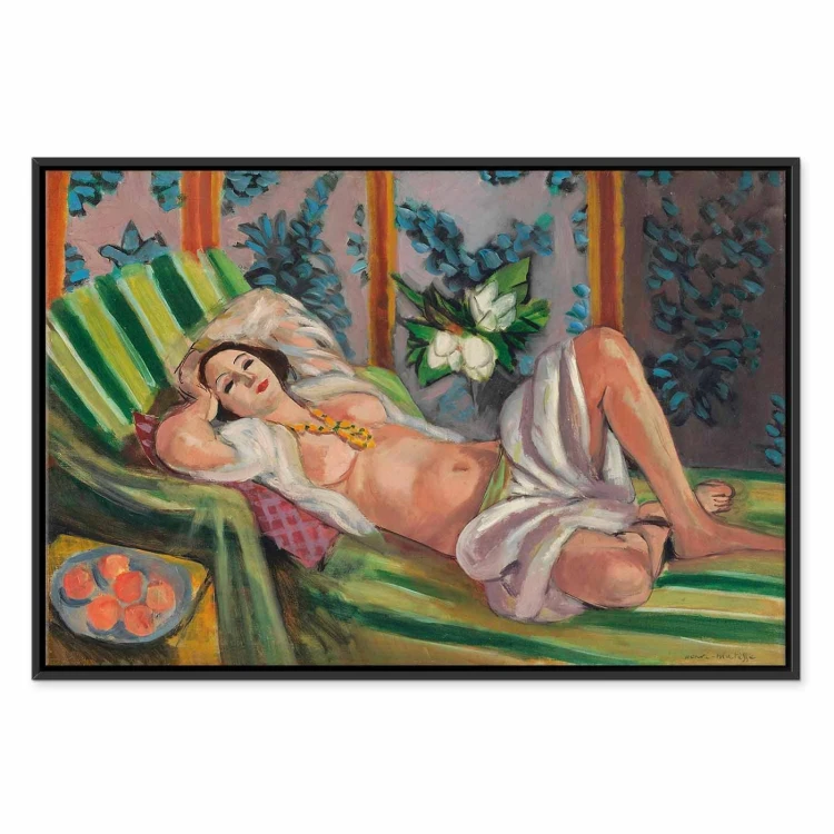 Obraz - Henri Matisse – Leżąca odaliska z magnoliami