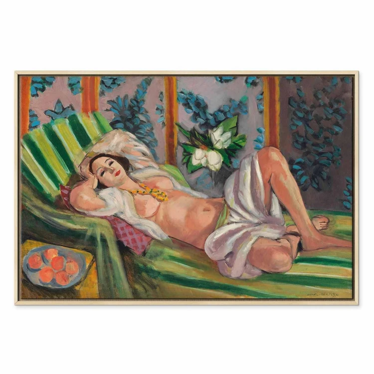 Obraz - Henri Matisse – Leżąca odaliska z magnoliami