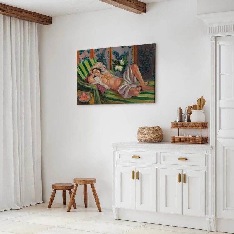 Obraz - Henri Matisse – Leżąca odaliska z magnoliami