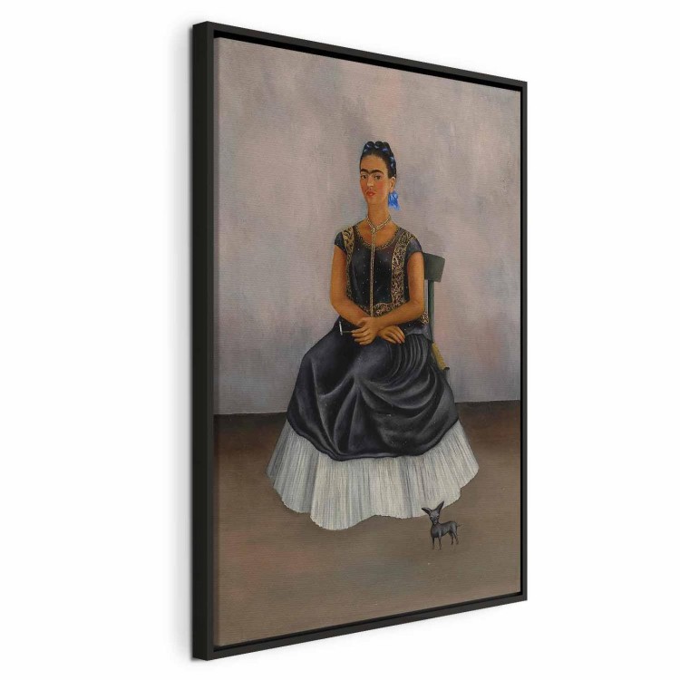 Obraz - Frida Kahlo – Autoportret z psem Itzcuintli