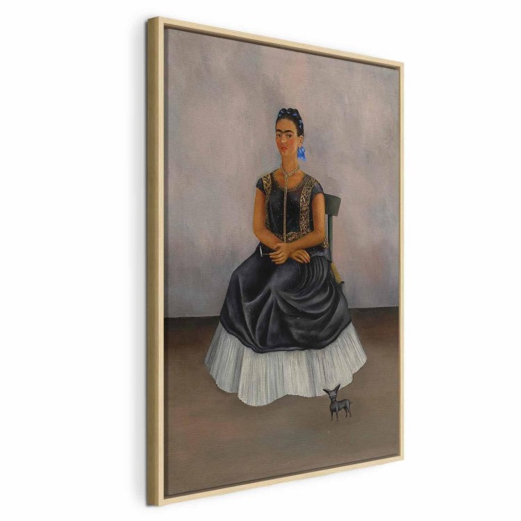 Obraz - Frida Kahlo – Autoportret z psem Itzcuintli