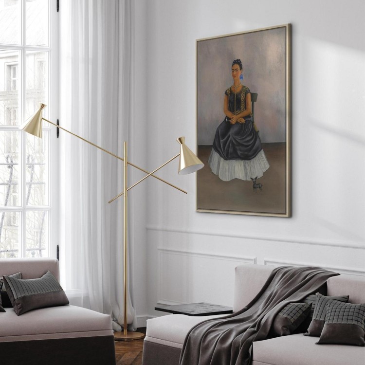 Obraz - Frida Kahlo – Autoportret z psem Itzcuintli