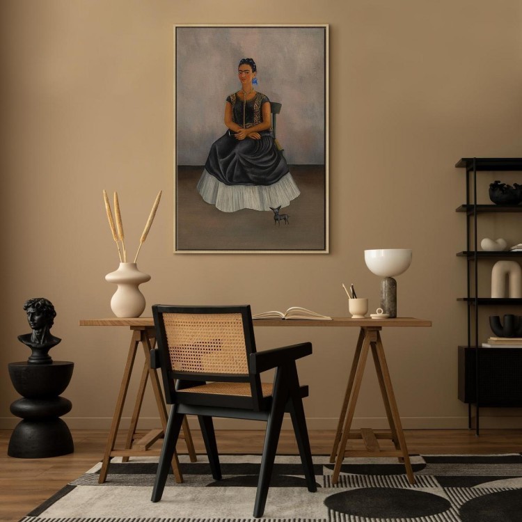 Obraz - Frida Kahlo – Autoportret z psem Itzcuintli