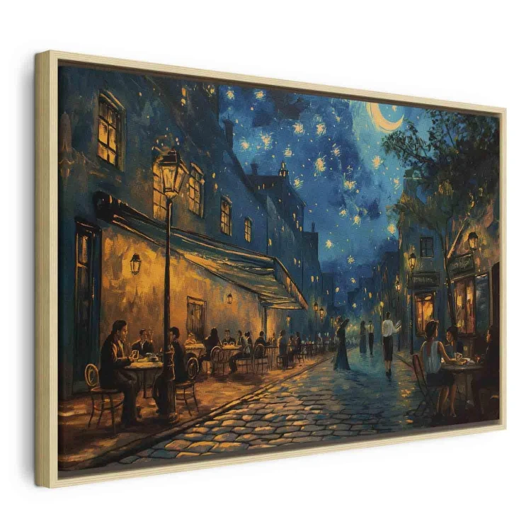 Obraz - Uliczka Paryża - obraz inspirowany stylem Vincenta van Gogha