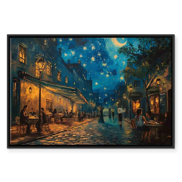Obraz - Uliczka Paryża - obraz inspirowany stylem Vincenta van Gogha