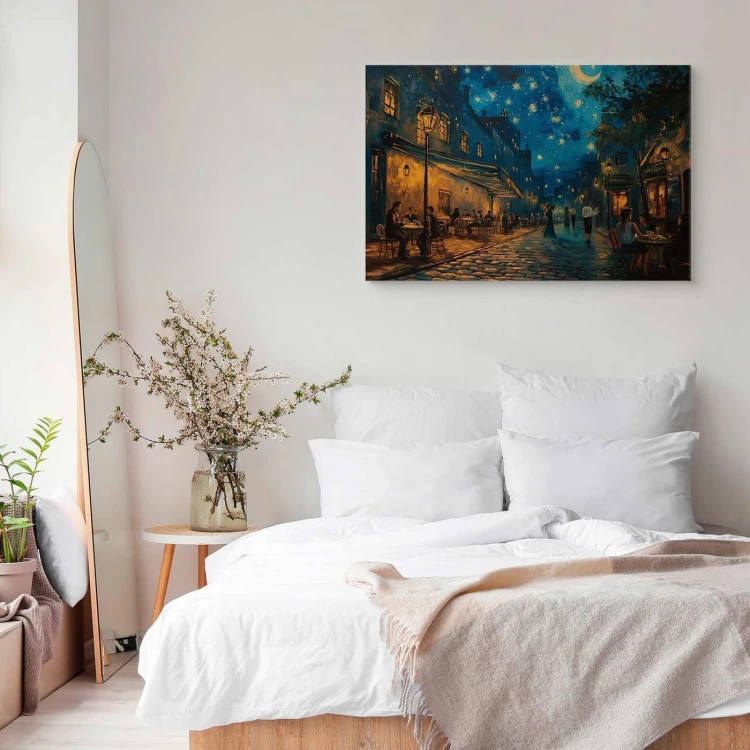 Obraz - Uliczka Paryża - obraz inspirowany stylem Vincenta van Gogha