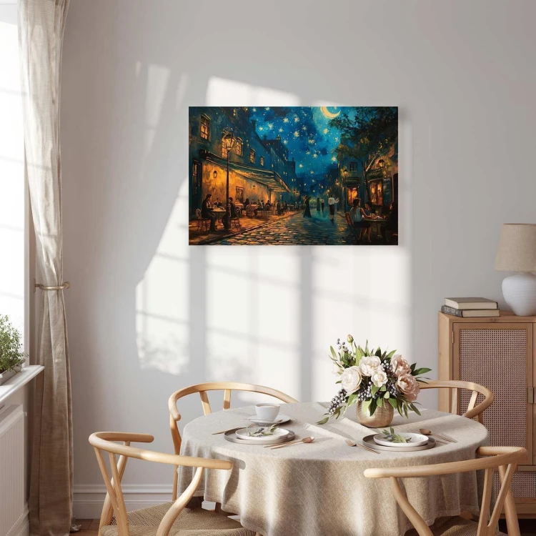 Obraz - Uliczka Paryża - obraz inspirowany stylem Vincenta van Gogha