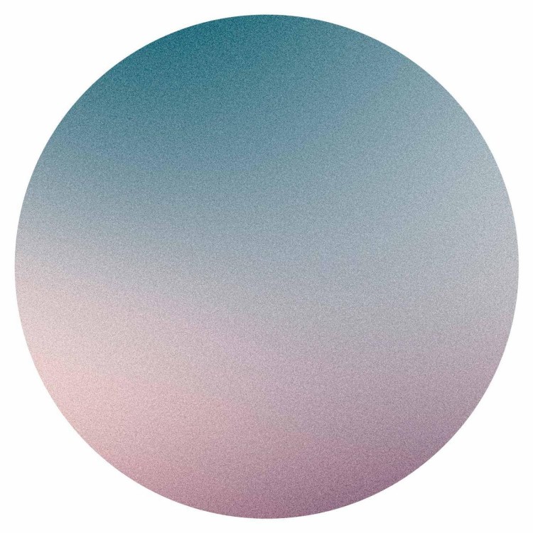 Fototapeta okrągła - Nostalgiczny gradient - kompozycja gradientowa w stonowanych kolorach