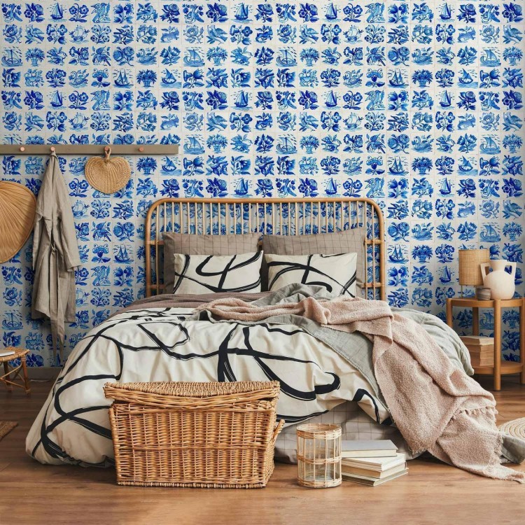 Fototapeta - Płytki azulejos - tradycyjne ceramiczne portugalskie kafle